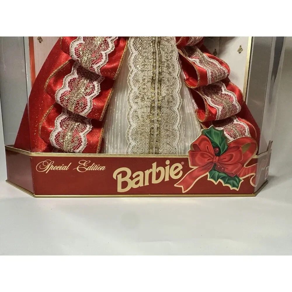 1997 Happy Holidays Special Edition Barbie Doll Mattel Brown Hair NIB